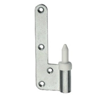 Paumelle lame mâle en L pour huisserie bois BCP NF Droite