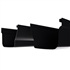 Gouttière moulurée MEP La Réversible en PVC Noir - développé 300 MM - longueur 4 M