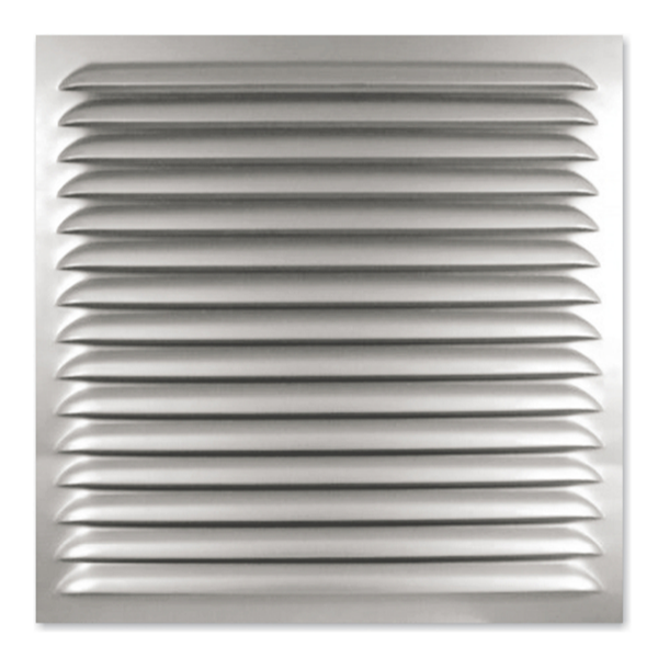 QIL Couvercle De Grille De Ventilation Marine 304 Persienne En Acier Inoxydable 7 Fentes Pour