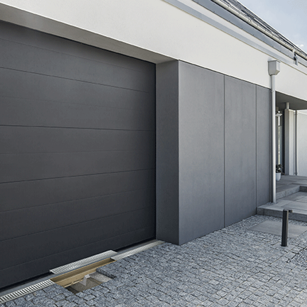 Caniveau en béton polymère MEAGARD II G avec grille fonte B125 - Largeur 100 mm - Longueur 1 m