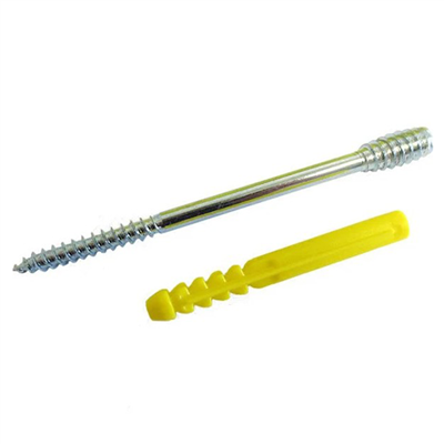 Vis à bois Top Roc sans tête - Filet 22 mm Empreinte 6 pans - Longueur 100 mm - Boîte de 100