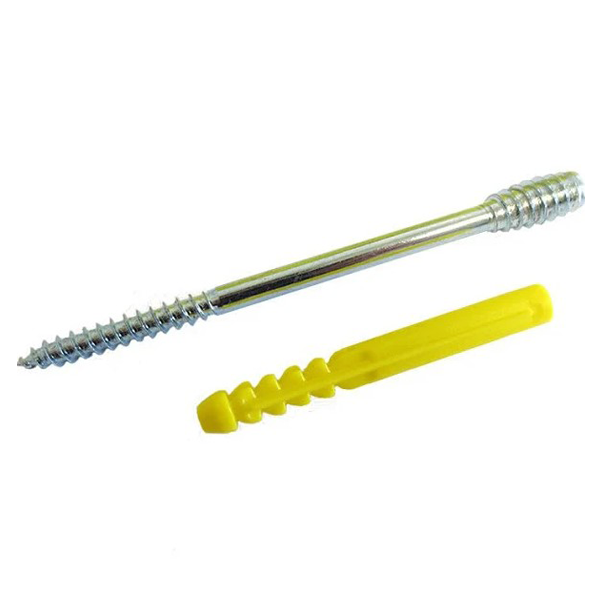 Vis à bois Top Roc sans tête - Filet 22 mm Empreinte 6 pans - Longueur 100 mm - Boîte de 100