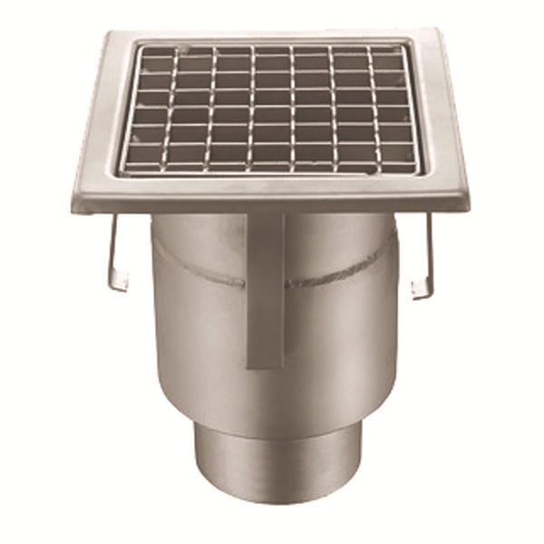 SIPHON 200X200 SORTIE VERT 100 MM CLOCHE INVERSEE CAILLEBOTIS 20100IP