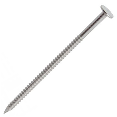 Pointe annelée tête plate Inox A2 - 2.3 x 35 mm - 1 kg soit 770 pointes