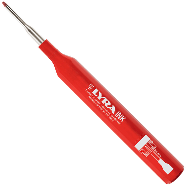 Marqueur permanent Lyra Ink pointe rouge marquage industriel 4480017 Lyra - marquage industriel