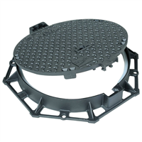 REGARD DE VISITE Ø600 CAD CARRE ARTI SEC VERR PAR MACHOIRE