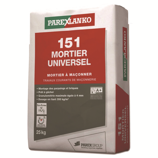 MORTIER A MACONNER UNIVERSEL 25KG