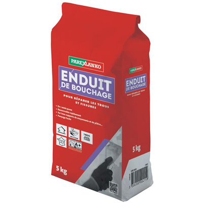 Enduit de rebouchage pour trous et fissures - Parexlanko - sac de
