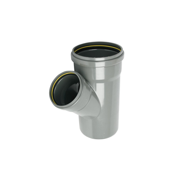Branchement PVC assainissement SDR 41 Mâle-Femelle 45° J.LEV - 250/125 mm