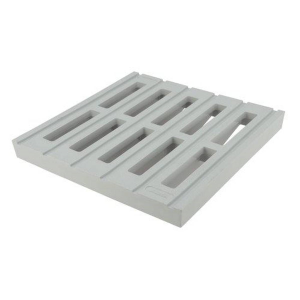GRILLE DE SOL SANS CADRE 200 X 200 GRIS CLAIR