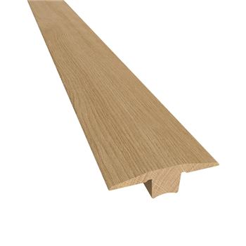 Barre de seuil en T - Naturel vernis mat - 1,7x5,8 cm - L. 2,40 ml - longueur 2.4 m