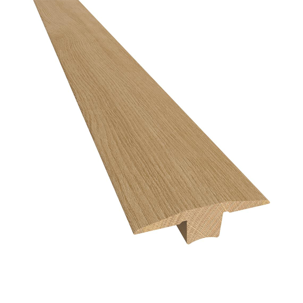 Barre de seuil en T - Naturel vernis mat - 1,7x5,8 cm - L. 2,40 ml - longueur 2.4 m