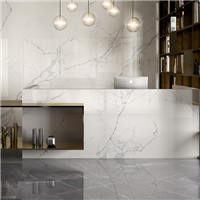 Carrelage de sol intérieur effet marbre en grès cérame rectifié - Cave - 120,0 CM x 120,0 CM - ép. 6,00 MM - Pietrasanta