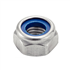 Écrou hexagonal indesserrable avec bague nylon - Diamètre 12 mm - DIN985 - Inox A2 - Boite de 100