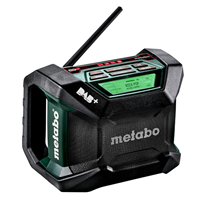 Radio de chantier sans fil 12-18V avec Bluetooth Metabo R 12-18 DAB+ BT - sans batterie