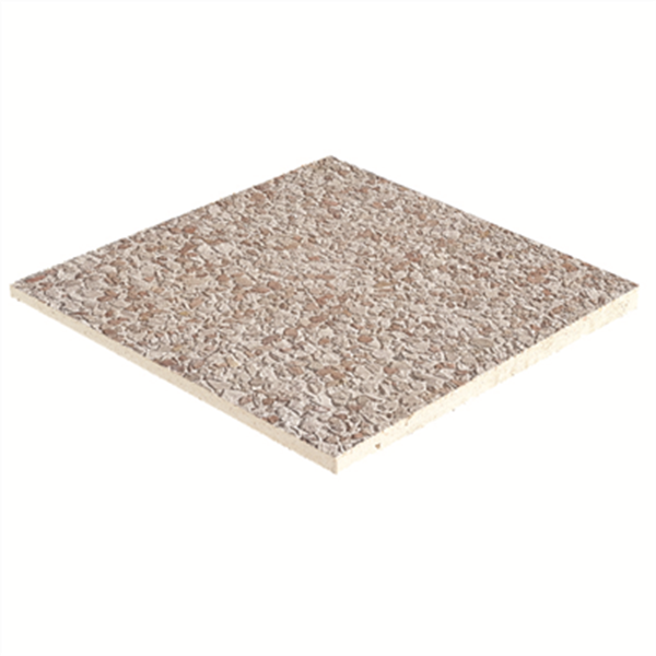 Dalle béton gravillonnée - fond ciment blanc - Rose et blanc - 40 CMx40 CM Ép.38 MM