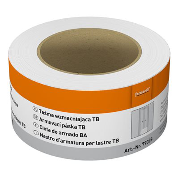 Bande armée pour plaques Fermacell à bords amincis - largeur 60 mm - longueur 45 M
