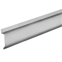 Bande de solin à biseau en zinc naturel VMZINC - développé de 100 mm - ép. 0,65 mm - 2 mètres