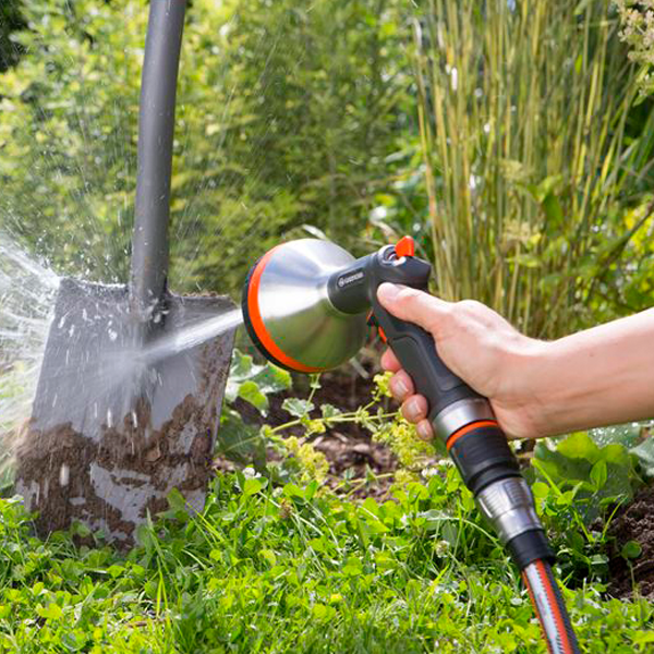 Pistolet d'arrosage multi-jets réglable Premium Gardena - 5 jets au choix - En métal résistant