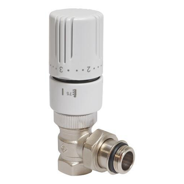 Robinet thermostatique équerre 1/2" à élément sensible liquide