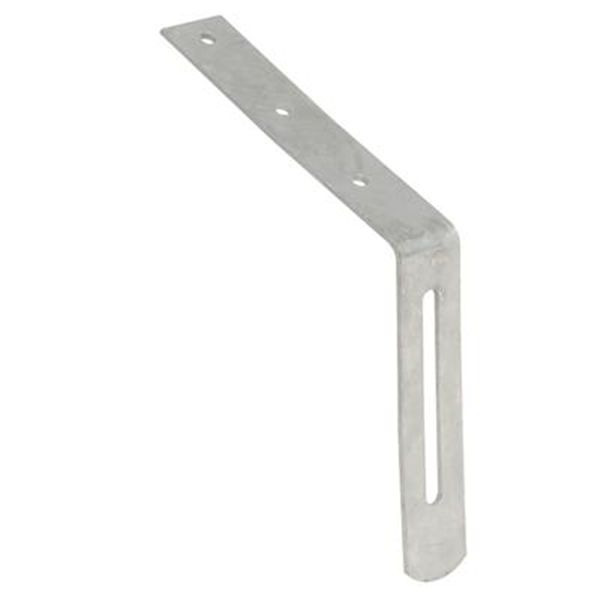 Hampe Nicoll pour fixation de gouttière - Développé 335 mm - Réglage 6 cm - Acier galvanisé