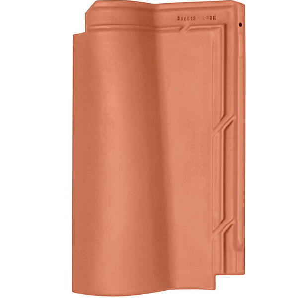 Tuile en terre cuite TB-12 Tejas Borja à double emboîtement - coloris Nature rouge - 439 MM x 260 MM