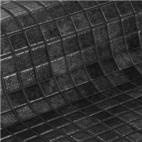 Mosaïque en émaux de verre grip Safe Noir - carreau de 2,5 x 2,5 cm - trame de 31,2 x 49,5 cm