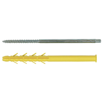 Patte à vis sans tête pour descente eaux pluviales - ING Fixations - M7 x 290 mm - Sachet de 10