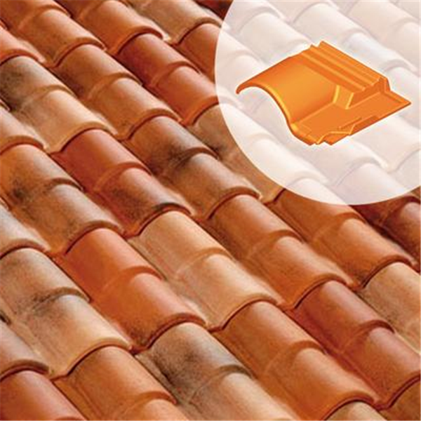 Tuile s/faîtière 1/2 pureau Romane Canal