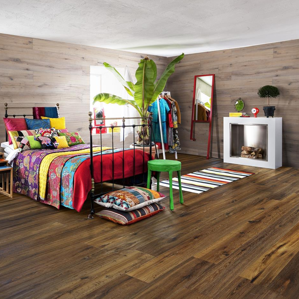 Parquet contrecollé à 3 plis Artisan Chêne Earth raboté à la main - 1900,0 MM x 190 MM - ép. 15,00 MM