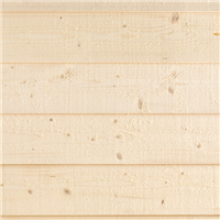 Lambris raboté d'intérieur en sapin blanc non traité - Profil Grain d'Orge - 12 x 135 mm - longueur 2,65 M