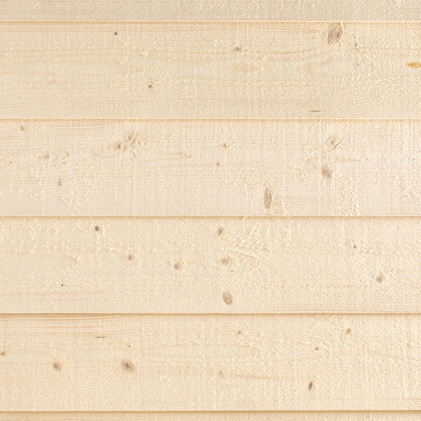 Lambris raboté d'intérieur en sapin blanc non traité - Profil Grain d'Orge - 12 x 135 mm - longueur 3 M