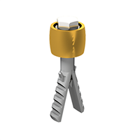 Guide à 1 olive nylon sur cheville S10 pour U 30x30