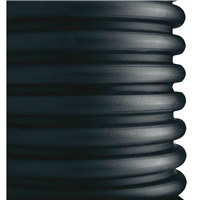 Tubes PEHD Annelé Assainiss. d=465mmOD, SN8, long.6-6,1m, noir, conf.EN 13476-3