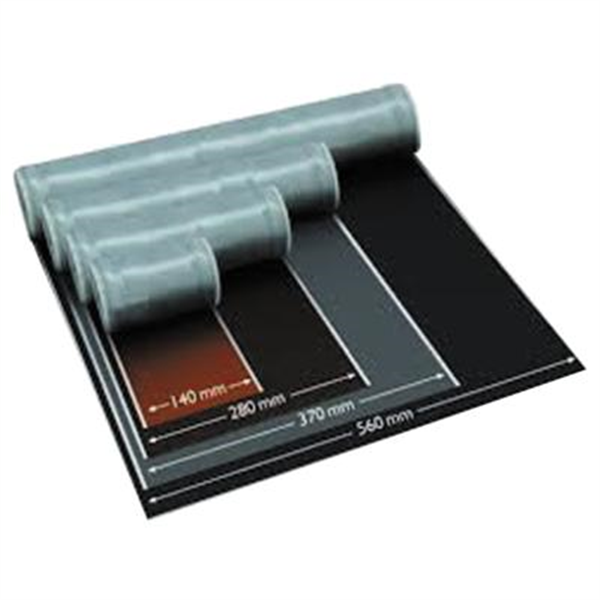 Auto-adhésif Wakaflex - Abergement toiture cheminée - Rouge Sienne - Rouleau 28 cm x 5 m