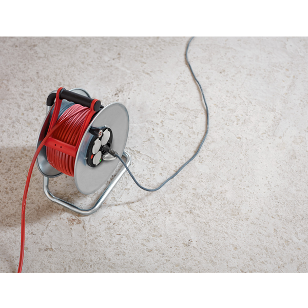 Enrouleur électrique Brennenstuhl Silver-33 - câble de 33,0 M H07RN-F 3G2,5 avec 4 prises IP44