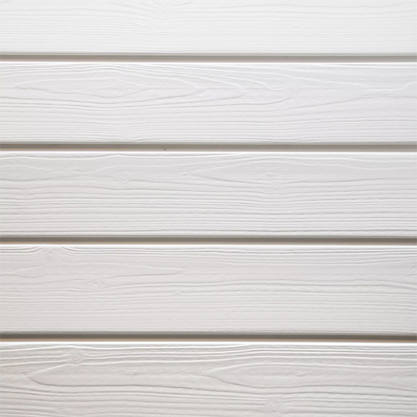 Bardage bois peint en Sapin du Nord de classe 3.1 - Extra Silverwood - Profil Line - 20,00 MM x 125,00 MM - Long. 3,85 M - Coloris Blanc