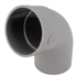 Coude PVC à coller Mâle - Femelle 67° Diamètre 80 mm coloris gris