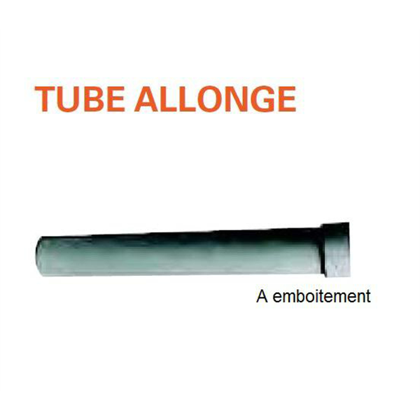 TUBE ALLONGE FONTE A EMBOITEMENT 0.6M