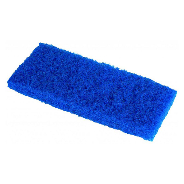 Tampons abrasifs agressifs de rechange pour platoir de carreleur - bleus - lot de 3