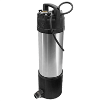Pompe de relevage eaux pluviales et eaux claires - DR13-AH - Aspiration haute - Démarrage automatique - 7 m³/h - Inox/Polypropylène