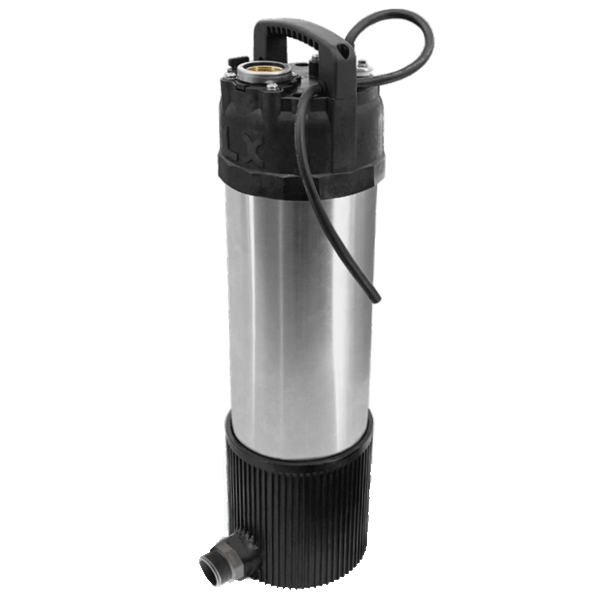 Pompe de relevage eaux pluviales et eaux claires - DR13-AH - Aspiration haute - Démarrage automatique - 7 m³/h - Inox/Polypropylène