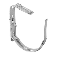 Crochet Negrafix Bac pour gouttière demi-ronde - Pose sur toiture bac acier - Développé 25 cm