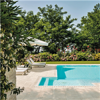 Carrelage extérieur grès cérame émaillé rectifié Realstone Pietrantica - 120 cm x 60 cm - ép. 20 mm - Beige