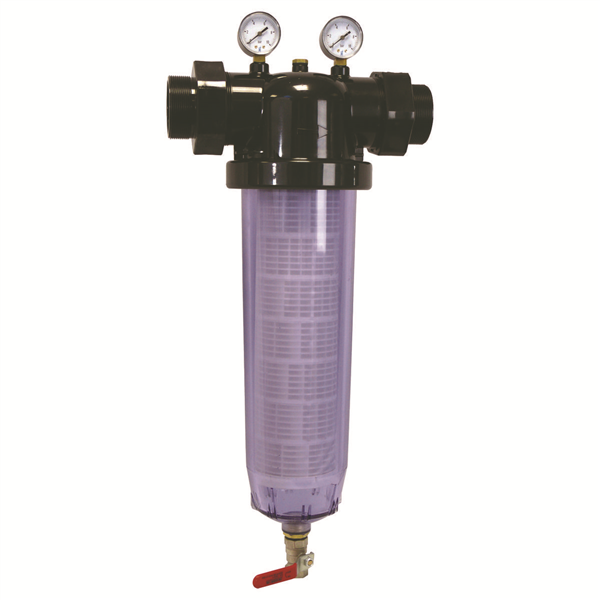 Station Purofiltr simple bol raccord FF-1"1/2 - Cartouche lavale 50 µm