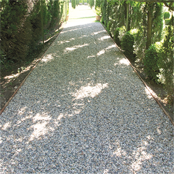 Gravillon de décoration mixte silico-calcaire gris - granulométrie 6 à 10 mm - Sac 25 kg