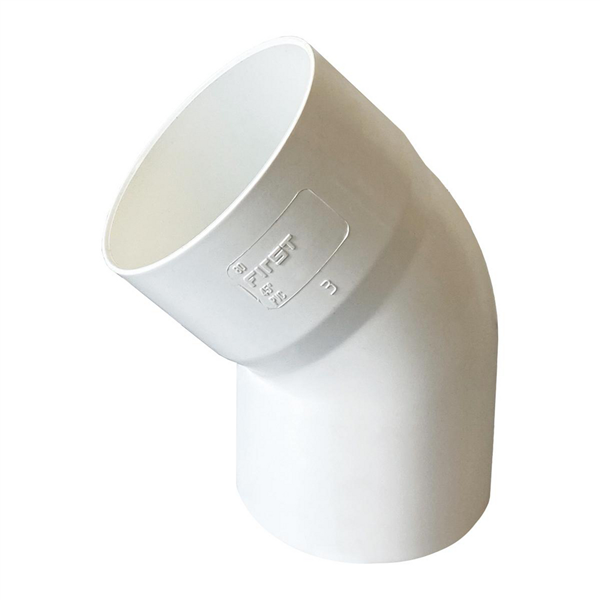 COUDE MXF 45° DIAM.100 1.9MM BLANC