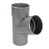 Culotte simple mâle/femelle Nicoll - Diamètre 80 mm - Degré angle 67°30 - Techtan - Gris