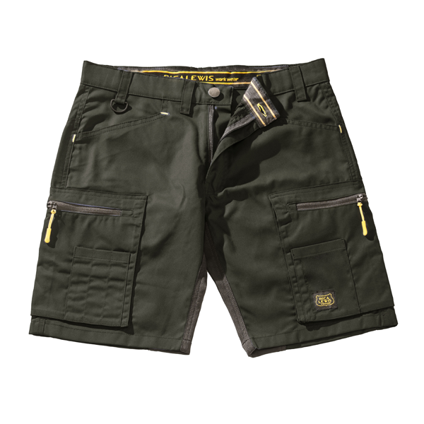 Bermuda travail multipoches Mobisho Rica Lewis Workwear Kaki T40