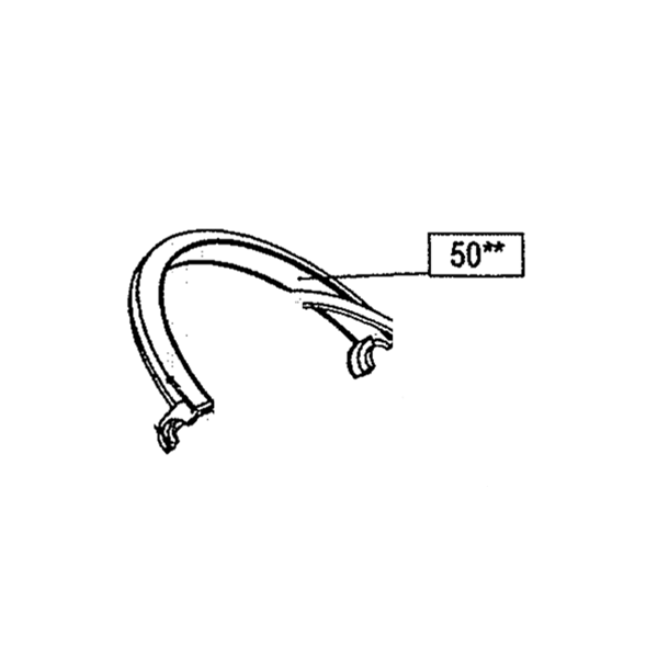 1/2 protection plastique RS pour bétonnière GN 165 et GN 180 de 2009